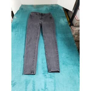 American Eagle Jeans Size 00 Short Womens Black Pants High Rise Jegging